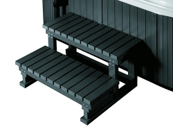 Лестница пластик-дерево для бассейна 2 м (Китай), Hemlock