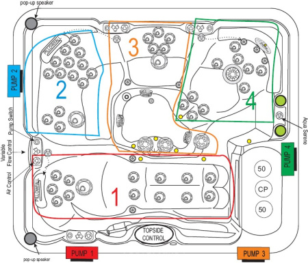 Спа бассейн Artesian Spas Quail Ridge